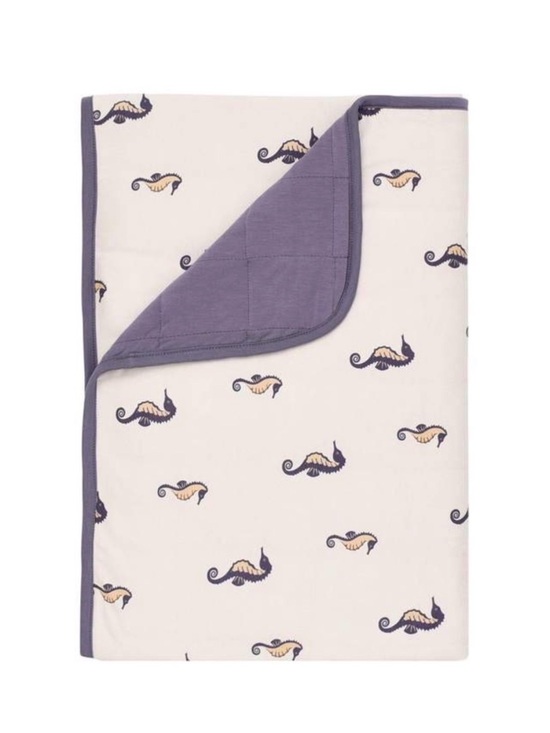 Kyte BABY Other - Kyte Baby Seahorse Toddler Blanket Retired Print Rare